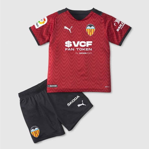 Camiseta Valencia Segunda equipo Niño 2021-22